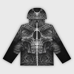 Женская ветровка Череп в стиле Гигера