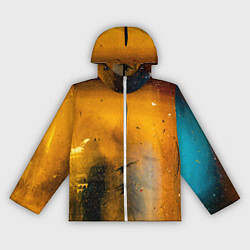 Женская ветровка Оранжевые тени и краски