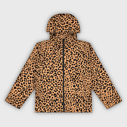 Женская ветровка Оранжевое леопардовое поле
