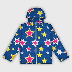 Женская ветровка Звёзды разных цветов