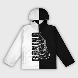Женская ветровка Boxing чёрно-белое