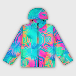 Женская ветровка Кислотный тай-дай: паттерн