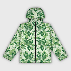 Ветровка с капюшоном женская Green nature, цвет: 3D-черный