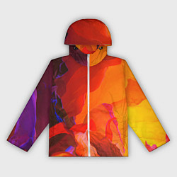 Женская ветровка Красно-оранжевый камень