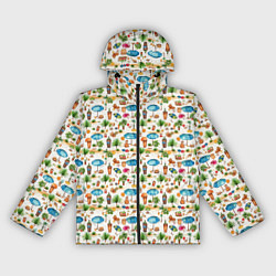 Женская ветровка Пляжные зонты паттерн