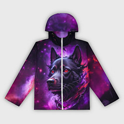 Женская ветровка Собака космос