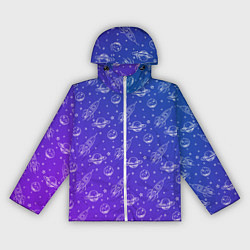 Женская ветровка Ракеты и планеты