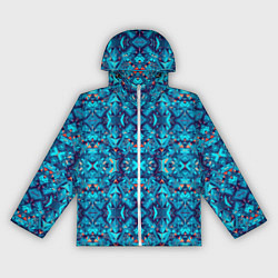 Женская ветровка Синий калейдоскоп