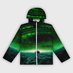 Женская ветровка Космический шторм