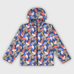 Женская ветровка Яркие листики