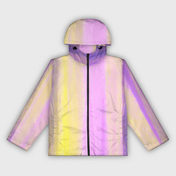 Женская ветровка Акварельный градиент желто- розовый