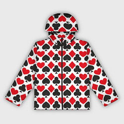 Женская ветровка Масти карточные - символика