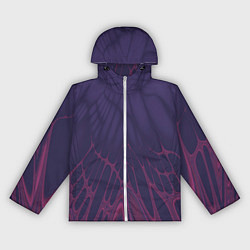 Женская ветровка Лучи - фиолетовый и розовый - Хуф и Ся
