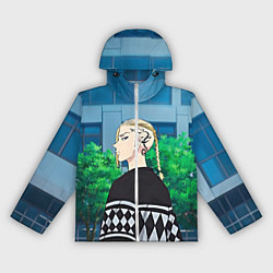 Ветровка с капюшоном женская Кэн Рюгудзи, цвет: 3D-белый