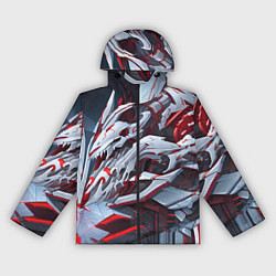 Женская ветровка Череп киберпанк