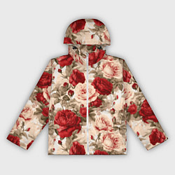 Женская ветровка Розы паттерн