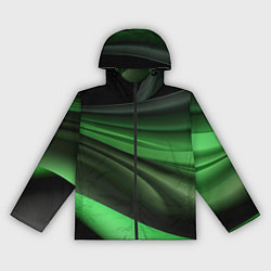 Женская ветровка Темная зеленая текстура