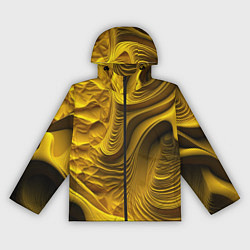Женская ветровка Объемная желтая текстура