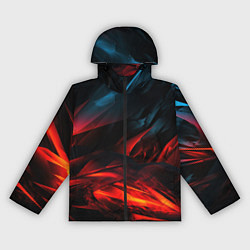 Женская ветровка Red black abstract