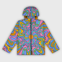 Женская ветровка Абстрактный психоделический рисунок