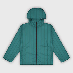 Женская ветровка Полосатый благородны зелёный