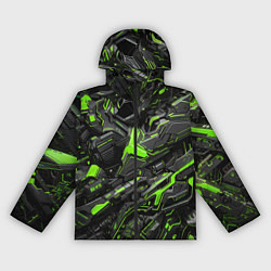 Женская ветровка Текстура киберпанка