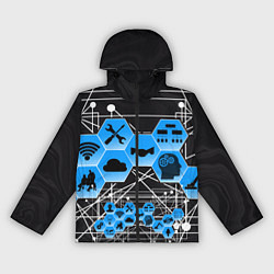 Женская ветровка Виртуальный мир