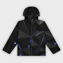 Женская ветровка Black geometry texture