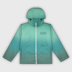 Женская ветровка Бирюзовый цвет морской волны