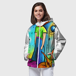 Ветровка с капюшоном женская Le Petit Prince, цвет: 3D-белый — фото 2