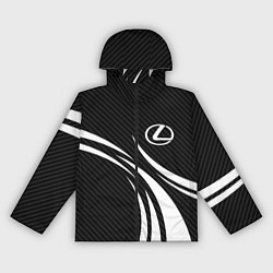 Ветровка с капюшоном женская Lexus - carbon line, цвет: 3D-черный