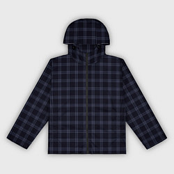 Женская ветровка Тёмно-синий клетчатый