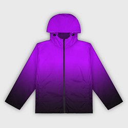 Женская ветровка Градиент фиолетово-чёрный