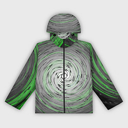 Ветровка с капюшоном женская Круговорот, цвет: 3D-черный