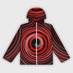 Женская ветровка Красно-черный вихрь