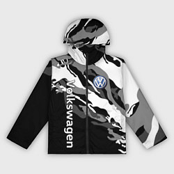 Женская ветровка Фольцваген - белый камуфляж