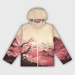 Женская ветровка Сакура в горах