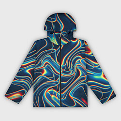 Женская ветровка Abstract waves