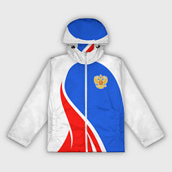Женская ветровка Герб РФ - white sport
