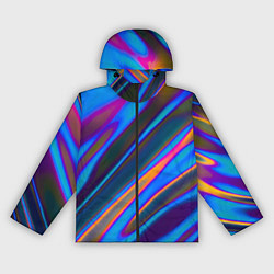 Женская ветровка Глитч галограмма радужная