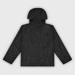 Женская ветровка Паутина на чёрном