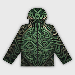 Женская ветровка Симметричный узор в ирландском стиле