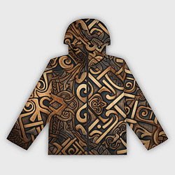 Женская ветровка Асимметричный узор в викингском стиле