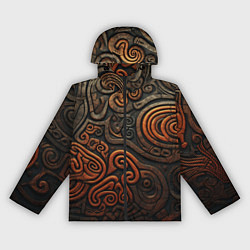 Женская ветровка Асимметричный паттерн в викингском стиле