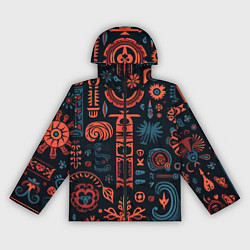 Женская ветровка Абстрактный паттерн в славянской стилистике