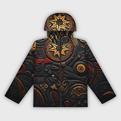 Женская ветровка Абстрактный узор в славянской стилистике