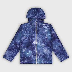 Женская ветровка Абстракция - sea blue