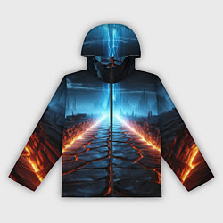 Женская ветровка Разломленная дорога