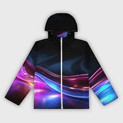 Женская ветровка Неоновые линии со свечением