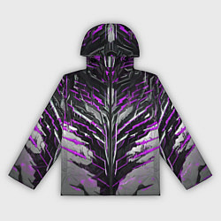 Женская ветровка Киберпанк доспех фиолетовый